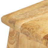 NNEVL Bed Cabinet 28x28x46 cm Solid Mango Wood