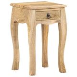 NNEVL Bed Cabinet 28x28x46 cm Solid Mango Wood