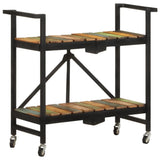 NNEVL Kitchen Trolley 87x36x81 cm Solid Reclaimed Wood