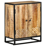 NNEVL Hand Carved Sideboard 60x35x75 cm Solid Mango Wood