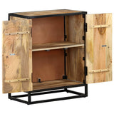 NNEVL Hand Carved Sideboard 60x35x75 cm Solid Mango Wood