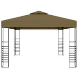 NNEVL Gazebo 3x4 m Taupe 180 g/m²