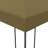 NNEVL Gazebo 3x4 m Taupe 180 g/m²
