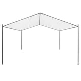 NNEVL Garden Gazebo 400x400x260 cm White 180 g/m²