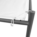 NNEVL Garden Gazebo 400x400x260 cm White 180 g/m²