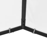 NNEVL Garden Gazebo 400x400x260 cm White 180 g/m²