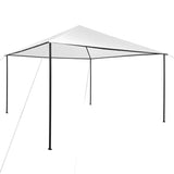 NNEVL Gazebo 4x4x3 m White 180 g/m²