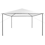 NNEVL Gazebo 4x4x3 m White 180 g/m²