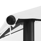 NNEVL Gazebo 4x4x3 m White 180 g/m²
