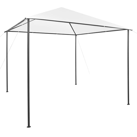 NNEVL Gazebo 3x3x2.9 m White 180 g/m²