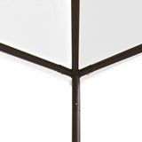 NNEVL Gazebo 3x3x2.9 m White 180 g/m²