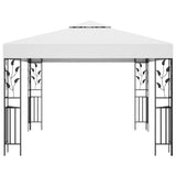 NNEVL Gazebo 3x3 m White 180 g/m²