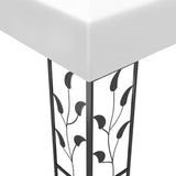 NNEVL Gazebo 3x3 m White 180 g/m²