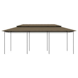 NNEVL Gazebo 600x298x270 cm Taupe 180 g/m²