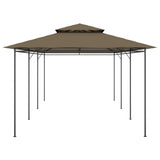 NNEVL Gazebo 600x298x270 cm Taupe 180 g/m²