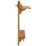 NNEVL Balcony Bar Table 90x37x122.5 cm Solid Acacia Wood