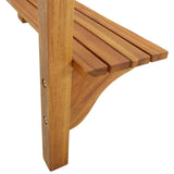 NNEVL Balcony Bar Table 90x37x122.5 cm Solid Acacia Wood