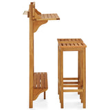 NNEVL 3 Piece Garden Furniture Set Solid Acacia Wood