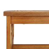 NNEVL 2 Piece Garden Lounge Set Solid Acacia Wood