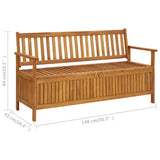 NNEVL Garden Storage Box Brown 120x50x60 cm Poly Rattan