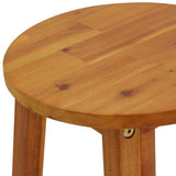 NNEVL Bar Stools 4 pcs Solid Acacia Wood
