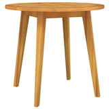 NNEVL Garden Table Ø85x75 cm Solid Wood Acacia