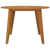 NNEVL Garden Table Ø110x75 cm Solid Wood Acacia