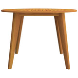 NNEVL Garden Table Ø110x75 cm Solid Wood Acacia