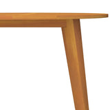 NNEVL Garden Table Ø110x75 cm Solid Wood Acacia