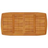 NNEVL Garden Table 200x100x75 cm Solid Wood Acacia