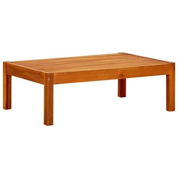 NNEVL Garden Table 85x57x29 cm Solid Acacia Wood