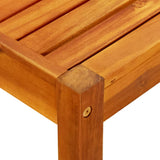 NNEVL Garden Table 85x57x29 cm Solid Acacia Wood