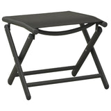 NNEVL 3 Piece Garden Lounge Set Textilene and Aluminium Black