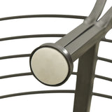 NNEVL Garden Half Round Tree Bench 160 cm Steel