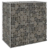 NNEVL Gabion Wall with Covers Galvanised Steel 100x60x100 cm