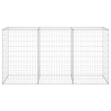 NNEVL Gabion Wall with Covers Galvanised Steel 200x60x100 cm