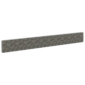 NNEVL Gabion Wall with Covers Galvanised Steel 900x30x100 cm