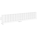 NNEVL Gabion Wall with Covers Galvanised Steel 900x30x150 cm