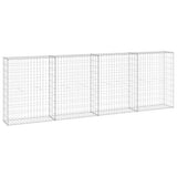 NNEVL Gabion Wall with Covers Galvanised Steel 300x30x100 cm