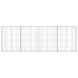 NNEVL Gabion Wall with Covers Galvanised Steel 300x30x100 cm