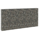 NNEVL Gabion Wall with Covers Galvanised Steel 300x30x150 cm