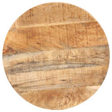 NNEVL Bar Table Round Ø50x110 cm Rough Mango Wood