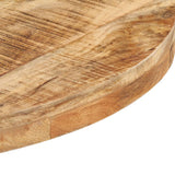 NNEVL Bar Table Round Ø60x110 cm Rough Mango Wood
