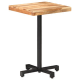 NNEVL Bistro Table Square 50x50x75 cm Solid Acacia Wood