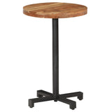 NNEVL Bistro Table Round Ø50x75 cm Solid Acacia Wood