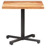 NNEVL Bistro Table Square 80x80x75 cm Solid Acacia Wood