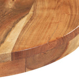 NNEVL Bar Table Round Ø50x110 cm Solid Acacia Wood