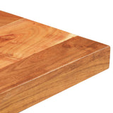 NNEVL Bar Table Square 60x60x110 cm Solid Acacia Wood