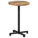 NNEVL Bistro Table Round Ø50x75 cm Solid Reclaimed Wood