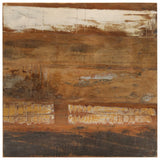 NNEVL Bistro Table Square 60x60x110 cm Solid Reclaimed Wood